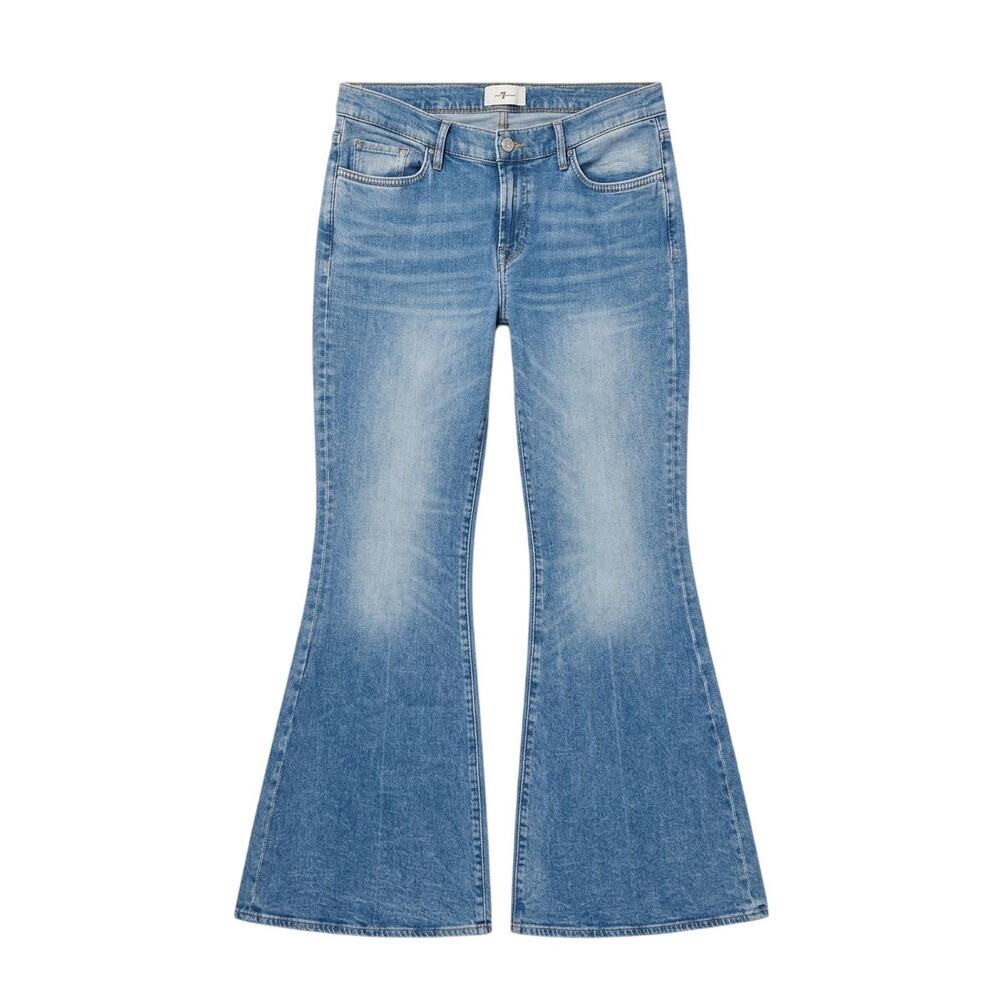 7 For All Mankind Low Rise Flare Jeans Size 31